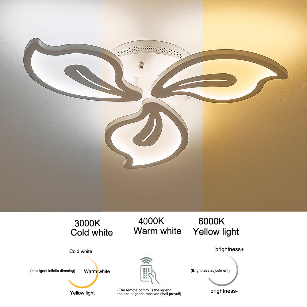 مصباح سقف Petal Modern LED قابل للتعتيم/غير قابل للتعتيم (الإصدار A)