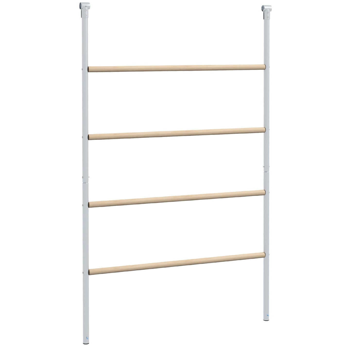 PawHut Chicken Perch for Coop, Wooden and Galvanised Steel Roosting Bar Jungle Gym, Chicken Roosting Ladder for Backyard Farm