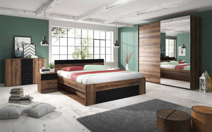 York Beta Divan Bed in Oak Monastery