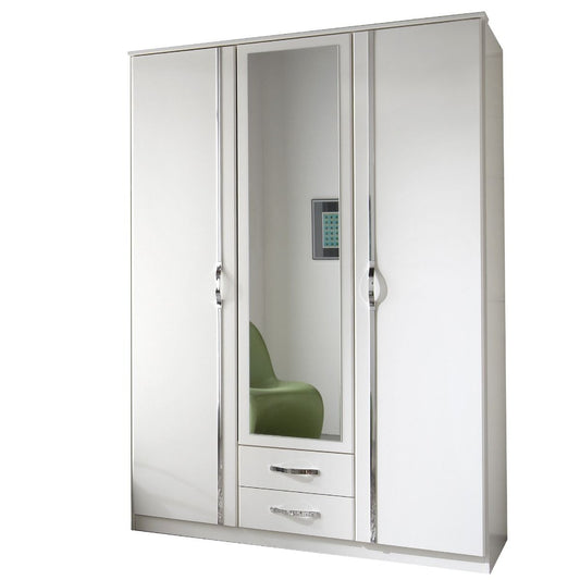 DAYTON 3 Door Wardrobe White 135cm