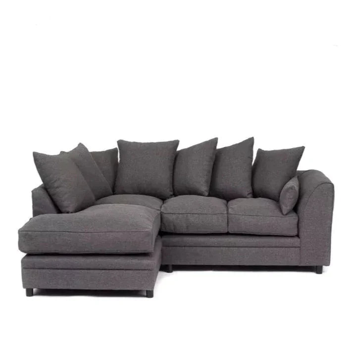 Dorota II Fabric 2 Seater Sofa - Dark Grey