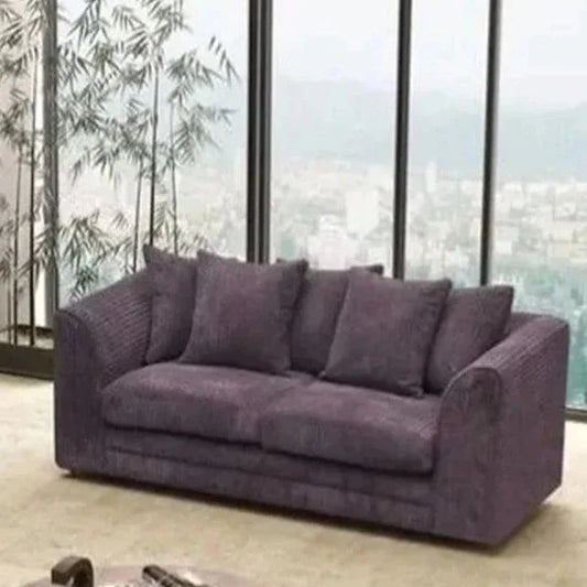 Desmond Jumbo Cord 2 Seater Sofa Grey and Other Colours