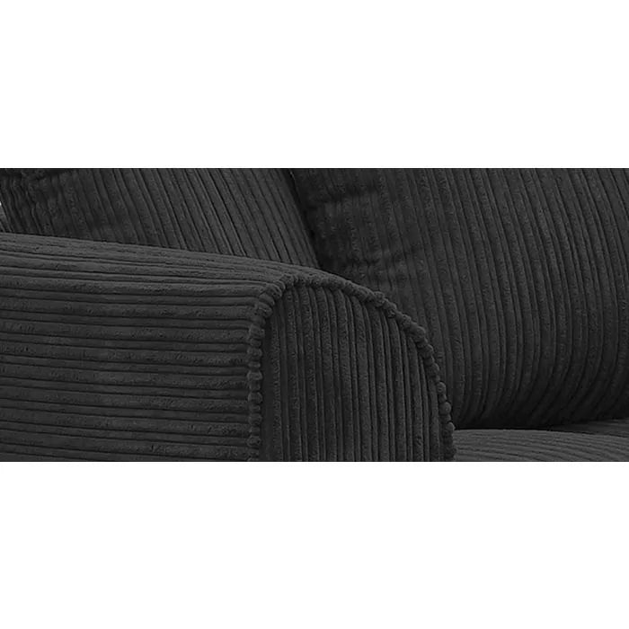 Desmond Jumbo Cord 4 Seater Sofa Grey and Other Colours