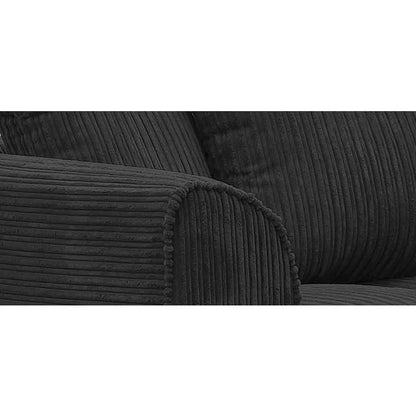 Desmond Jumbo Cord 4 Seater Sofa Grey and Other Colours