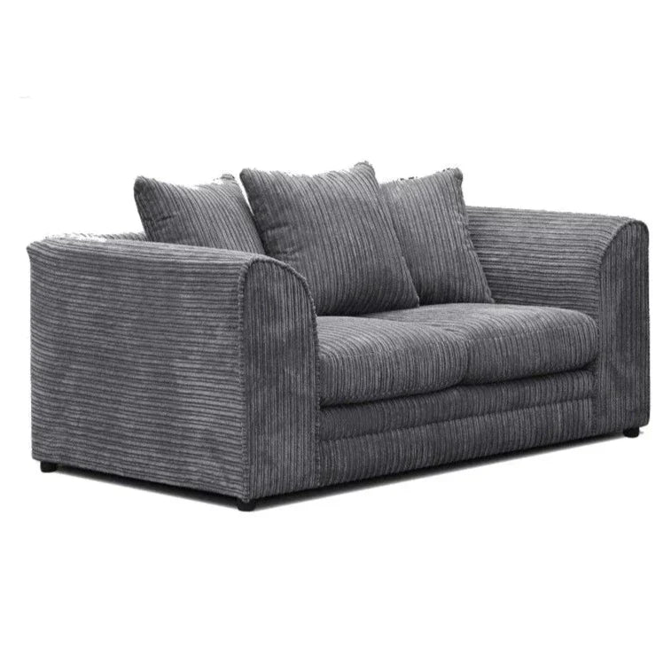 Desmond Jumbo Cord 3 Seater Sofa Grey and Other Colours