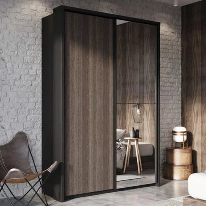 Artimas 21 - 2 Sliding Door Wardrobe 160cm - Wenge Mali