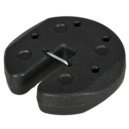 Outsunny Total 12KG Gazebo Weights Set of 4, Weights for Gazebo Legs with Reinforce Pins and Carry Belt, for Canopies Tents