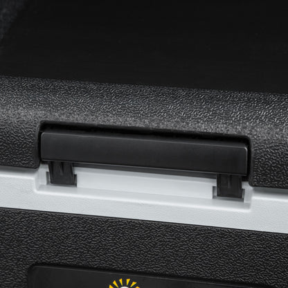 Outsunny 40L Car Refrigerator, Portable Compressor Car Fridge Freezer, Electric Cooler Box with 12/24V DC and 110-240V AC for Camping, Driving, Picnic, Down to -20√¢‚Äû∆í