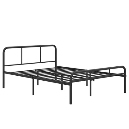 Bed Frame with Headboard and Footboard-Double Size