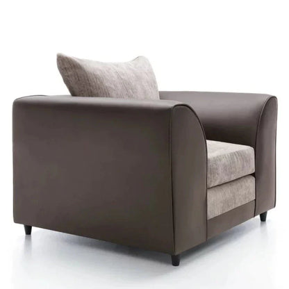 Linacre Armchair - Brown and Beige