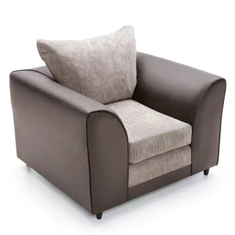 Linacre Armchair - Brown and Beige