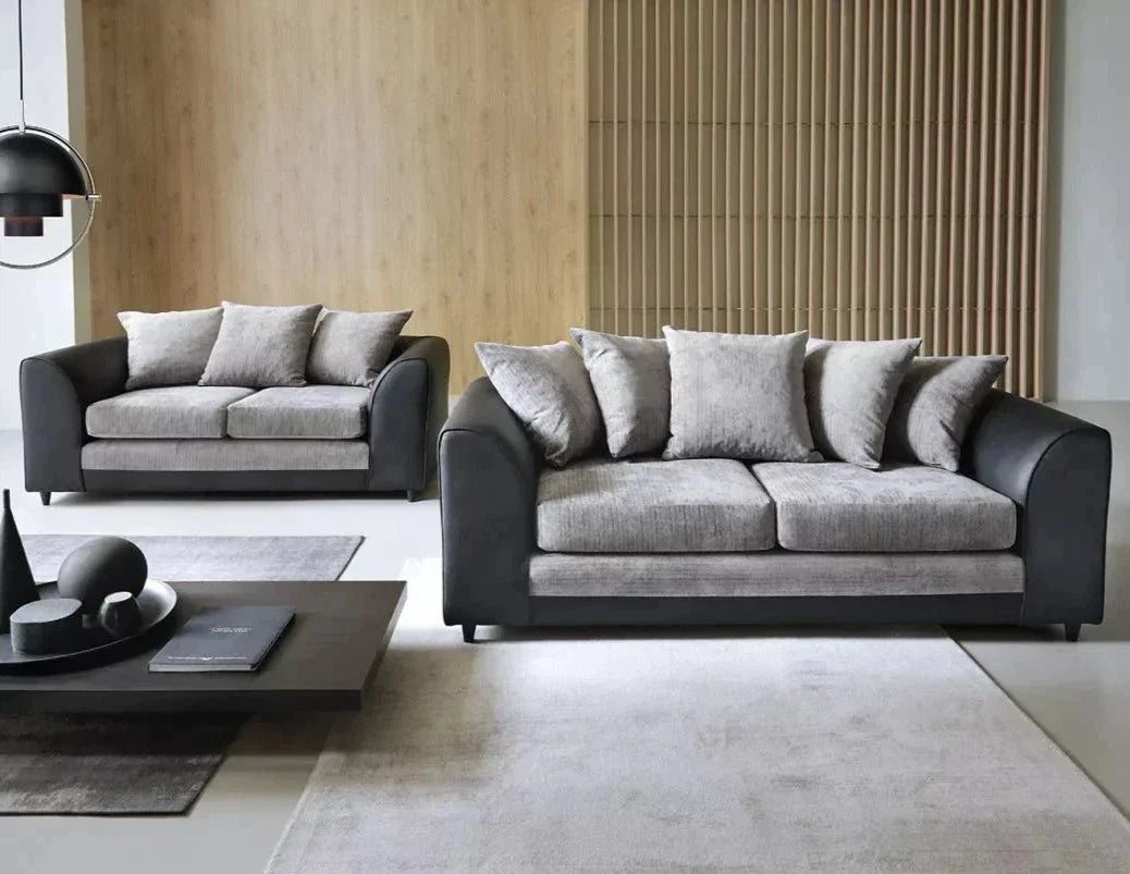 Sofa Linacre 2 + 3 osobowa - czarna