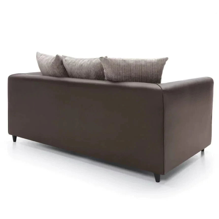 Linacre 2 Seater Sofa - Brown and Beige