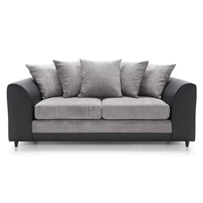 Linacre 2 + 3 Seater Sofa - Black