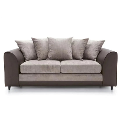 Linacre 3 Seater Sofa - Brown and Beige