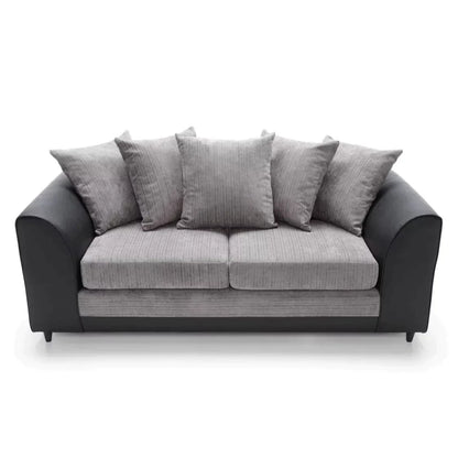 Linacre 2 + 3 Seater Sofa - Black