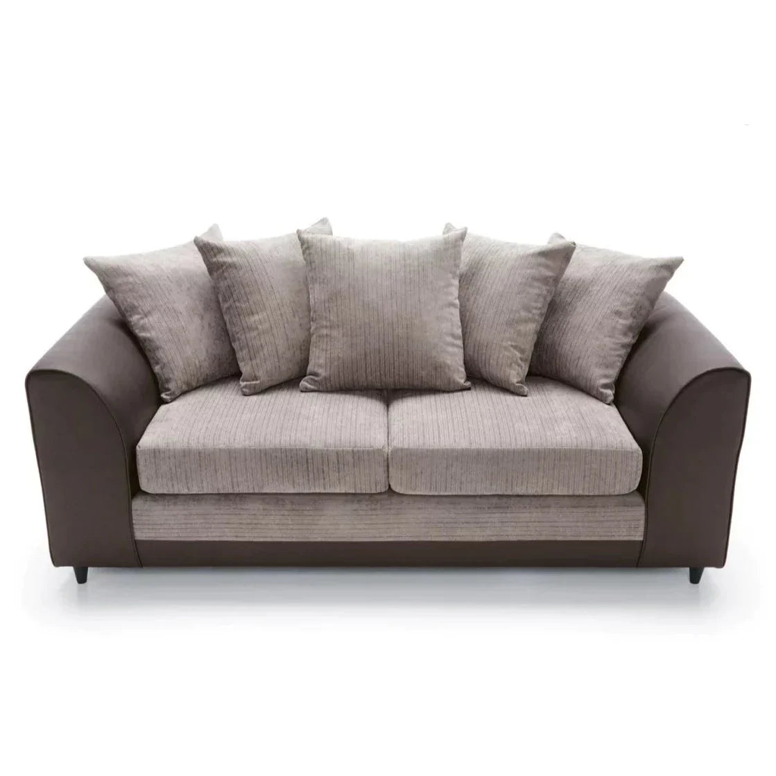 Linacre 3 Seater Sofa - Brown and Beige