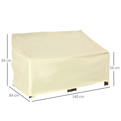 Outsunny 600D Oxford Patio Set Cover Outdoor Garden Rattan Furniture Protection Cover Protector Wodoodporny Anty-UV, 140x84x94cm