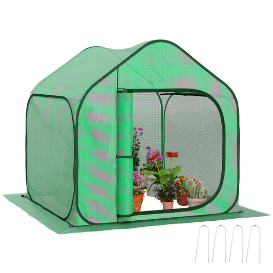 Szklarnia typu pop-up Outsunny 150 x 148 cm - zielona