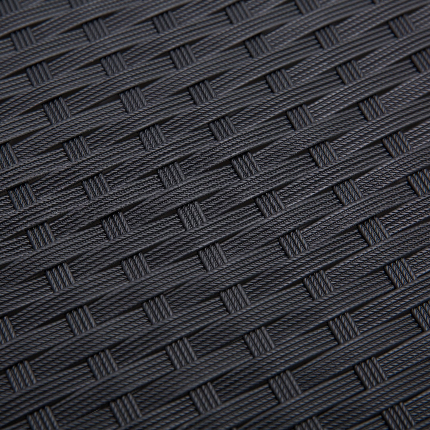 Zestaw mebli ogrodowych Outsunny 4PC z rattanu 2 pojedyncze sofy, fotele, 1 ławka z poduszkami i stolik kawowy Patio Backyard Wicker Weave