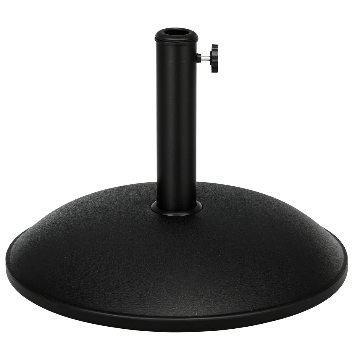 Outsunny Heavy Duty Cement Parasol Base 20kg Round Patio Umbrella Stand Garden Outdoor Shade Holder for Dia. 35mm/38mm/48mm Poles