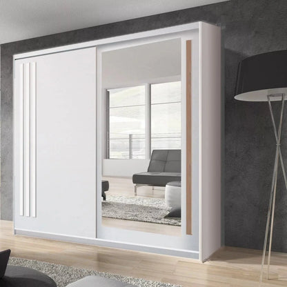 React Sliding Door Wardrobe 200cm - Anderson Pine