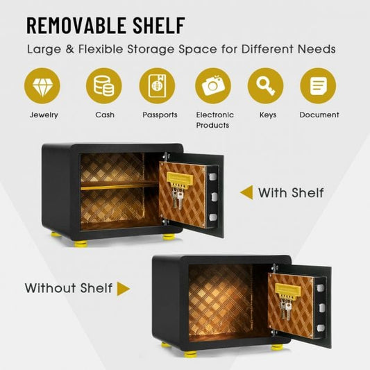 Electronic Safe Box with Digital Keypad for Home