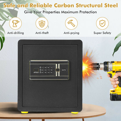 Electronic Safe Box with 3 Opening Ways for Cash Jewelry Deposit-36 x 31 x 41 cm