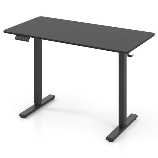 120 x 60 CM Electric Standing Computer Desk with 3 Memory Preset-Black