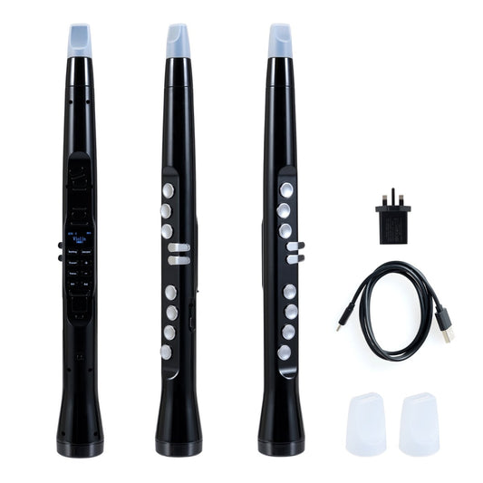 Electronic Wind Instrument Synthesizer with Wireless MIDI-Black