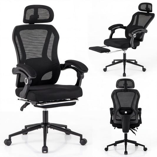 Ergonomic Mesh Office Chair in Black