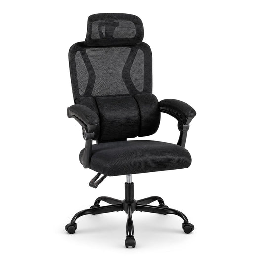 Ergonomic Office Computer Mesh Chair in Black