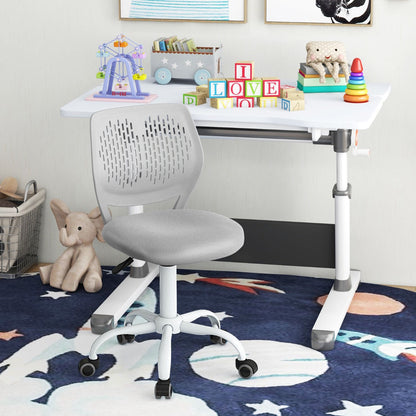 Ergonomic Children Study Chair with Adjustable Height-Grey