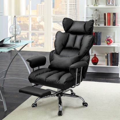 Ergonomic High Back Office Chair Executive Computer Desk Chair-Black