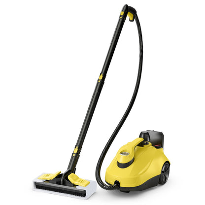 1.8L Steam Cleaner 2000W with 15 Piece Accessory Set-Yellow