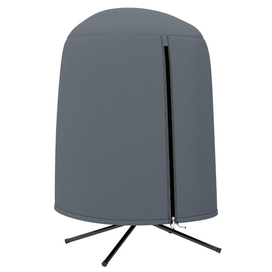 Outsunny 190 x 128cm Wiszący pokrowiec na krzesło Egg Chair - szary