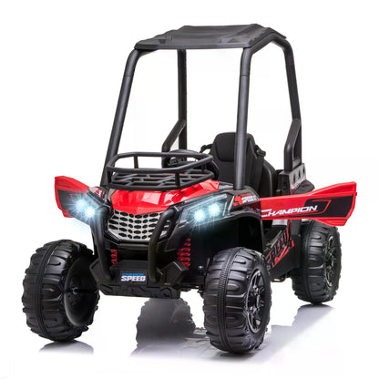 HOMCOM 12V Kids Electric Ride On Car Off-road UTV Toy Remote Control for 3-8 Yrs