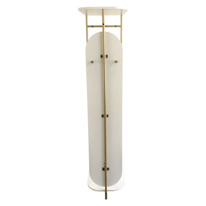 Modern Metal Clothes Rail with Mirror