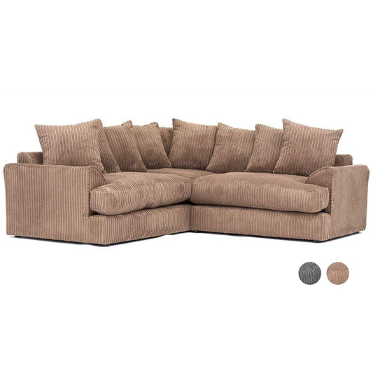 Mercury Ajo Corner Sofa - Brown