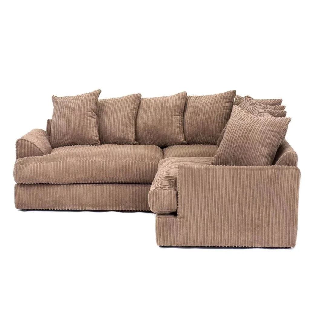 Mercury Ajo Corner Sofa - Brown