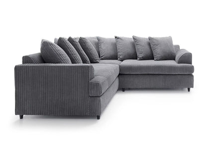 Fergasson Fabric Corner Sofa - Grey