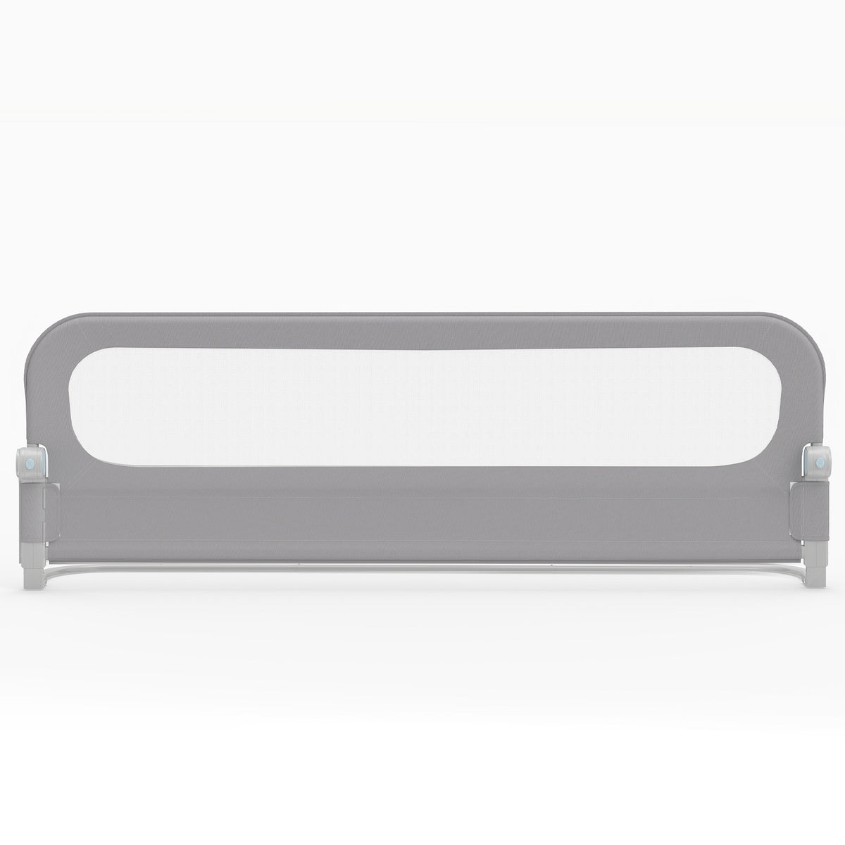 Foldable Bed Rail for Toddlers 178 Long with Removable Cover-Grey