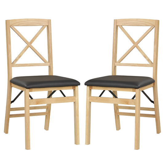 Folding Dining Chairs in Black