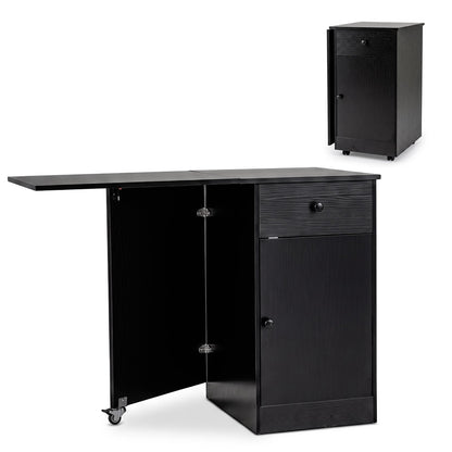 Folding Dining Table in Black