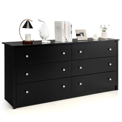 Freestanding Storage Cabinet in Black