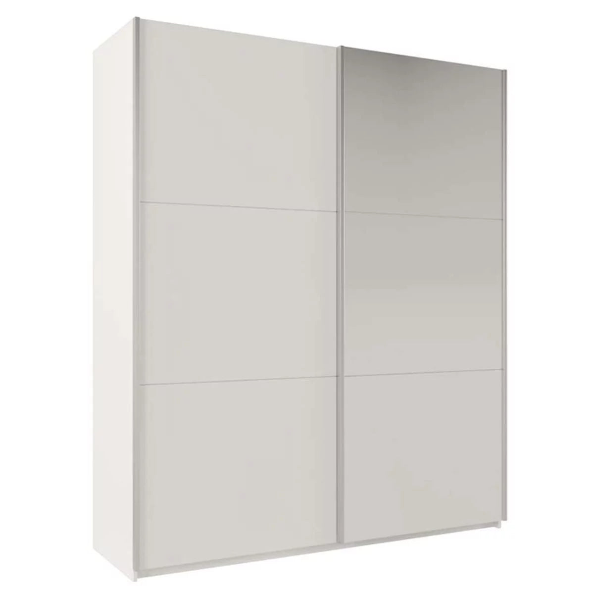 Wokingham Sliding Door Mirror 200cm Wardrobe - Platinum