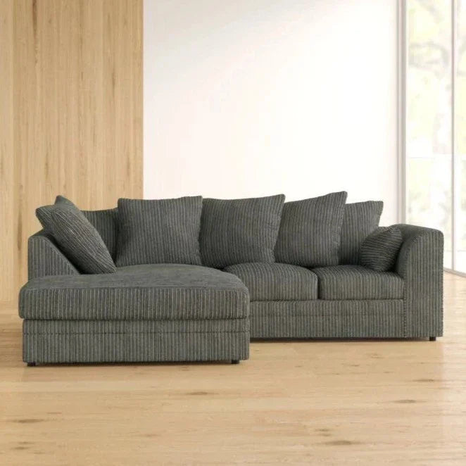 Mona Jumbo Cord Corner Sofa - 5 Colours