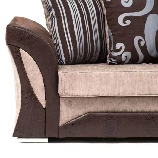 Shannon Chenille Fabric Corner Sofa Suite