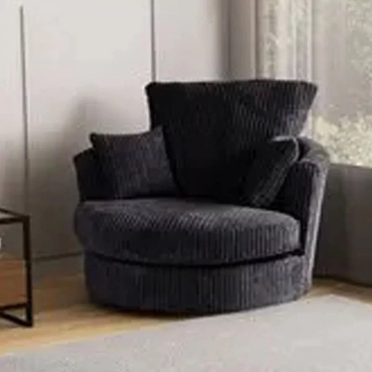 Jamba Double-Padded Fabric Grey Corner Sofa - 6 Colours Available