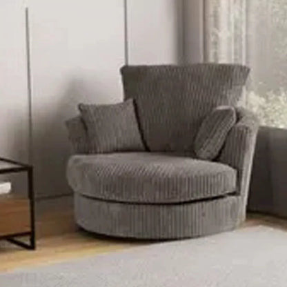 Jamba Double-Padded Fabric Grey Corner Sofa - 6 Colours Available